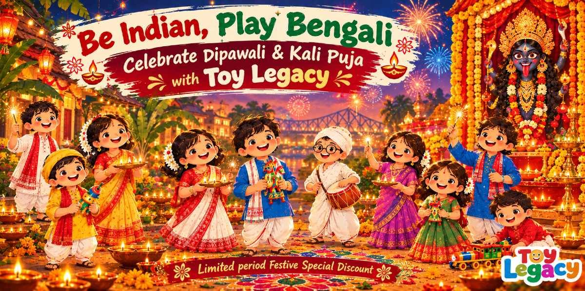 BE INDIAN, PLAY BENGALI CELEBRATE KALI PUJA & DIWALI MONTH WITH 'TOY LEGACY'